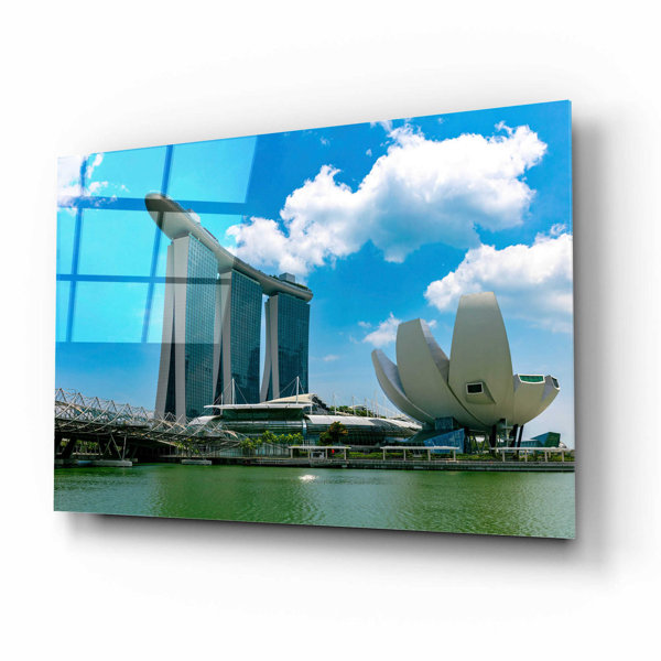 Ebern Designs 'Singapour Daytime 2' By Epic Portfolio, Acrylic Glass